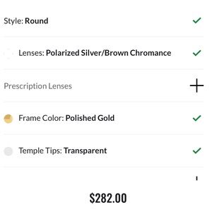 Round Sunglasses with Polarized Silver/Brown Lenses